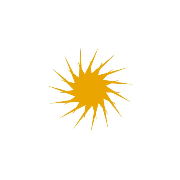 Векторный шаблон логотипа Sun — стоковый вектор