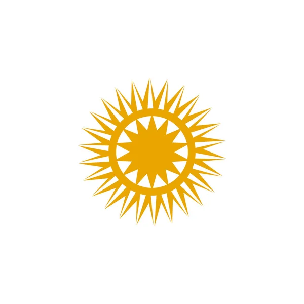 Modèle vectoriel de conception de logo Sun — Image vectorielle