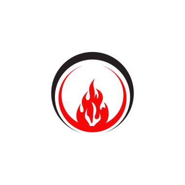 Torch logo tasarım vektör şablonu
