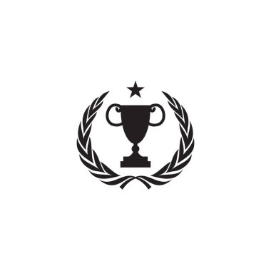 Ödül simgesi logo tasarım vektör şablonu