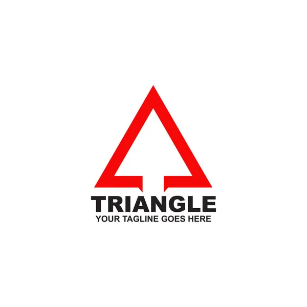 Triangle logo design vector template — Stock Vector