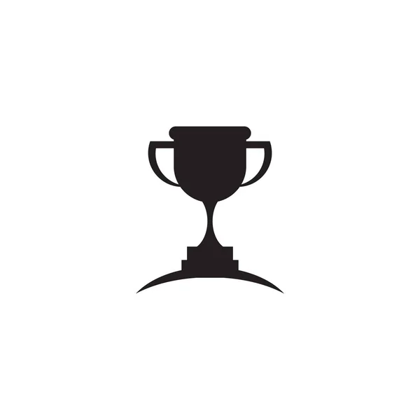 Trophy icon logo design vector template — 스톡 벡터