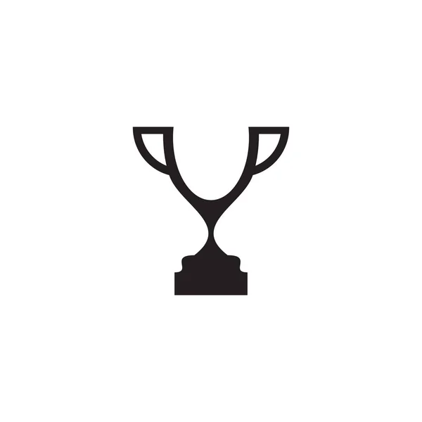 Trophy icon logo design vector template — 스톡 벡터