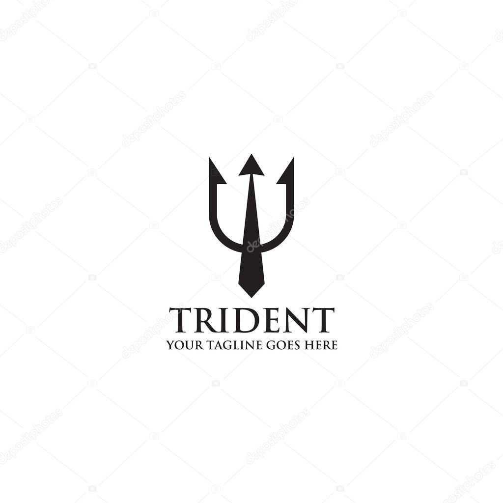 Trident logo design inspiration vector template