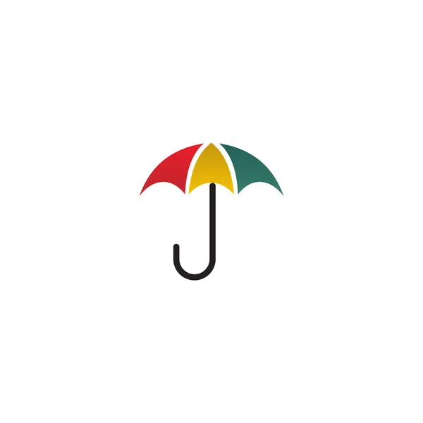 Umbrella icon logo design template — Stock Vector