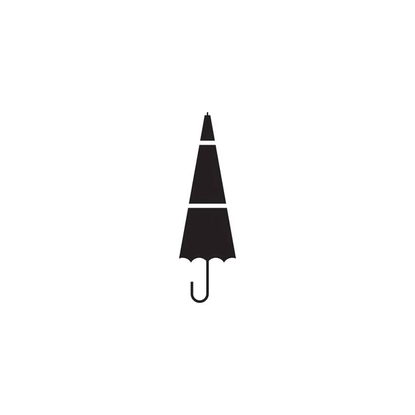 Paraguas icono logotipo diseño plantilla — Vector de stock