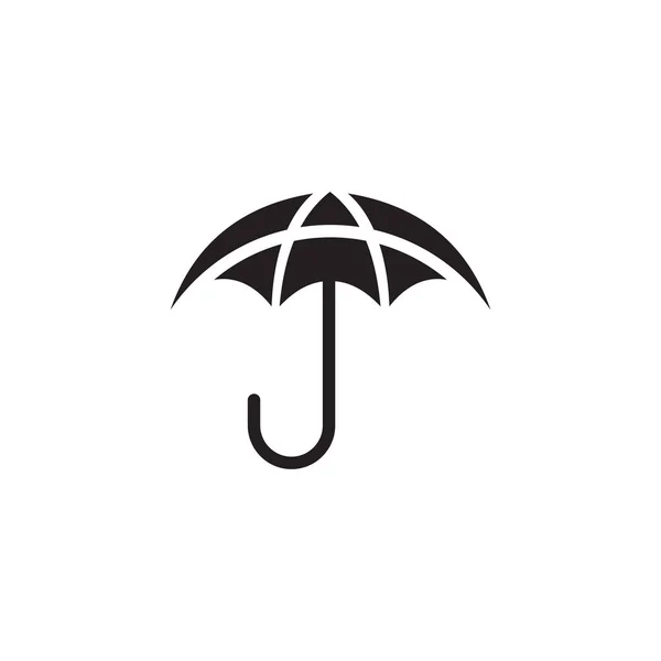 Umbrella logo design vector template — Stock Vector