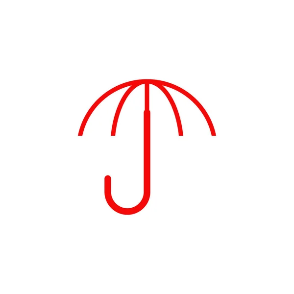 Umbrella logo design vector template — Stock Vector