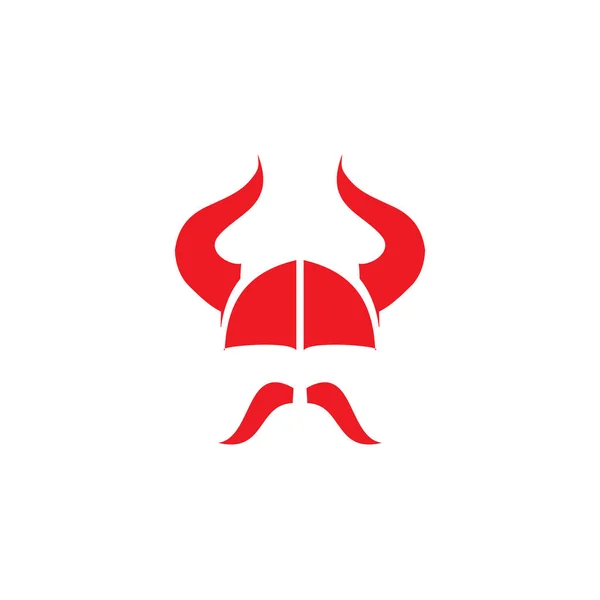 Viking logo design vector template — 스톡 벡터