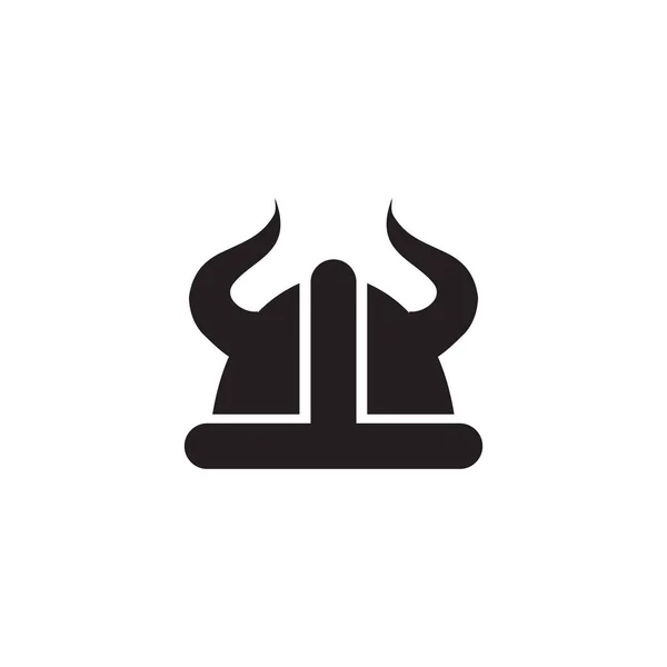 Diseño del logo vikingo vector plantilla — Vector de stock