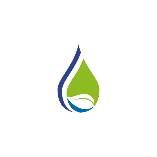 Plantilla de vector de diseño de icono de gota de agua — Vector de stock