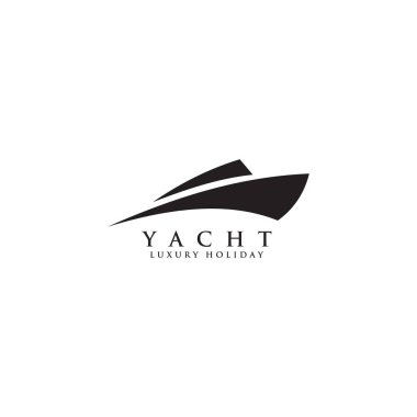 Yat logo tasarım vektör şablonu