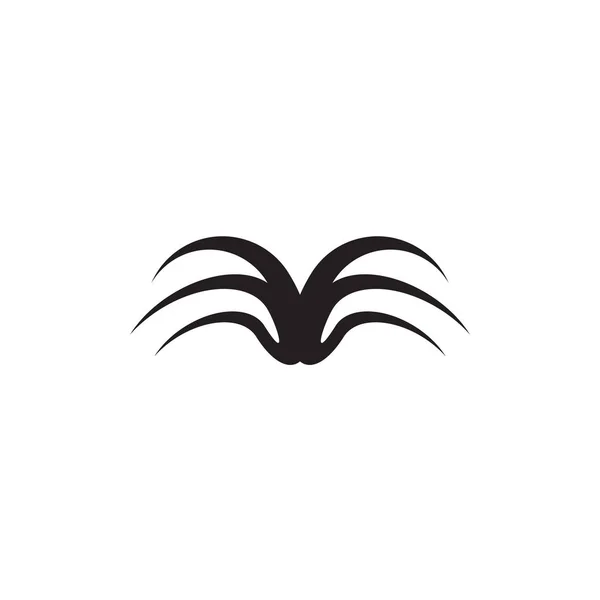 Kanat logosu tasarım ilham vektörü şablonu — Stok Vektör