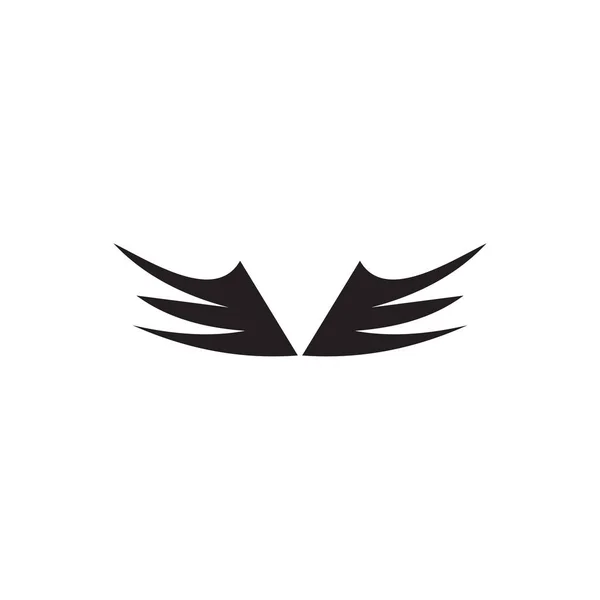 Modèle vectoriel d'inspiration de conception de logo d'ailes — Image vectorielle