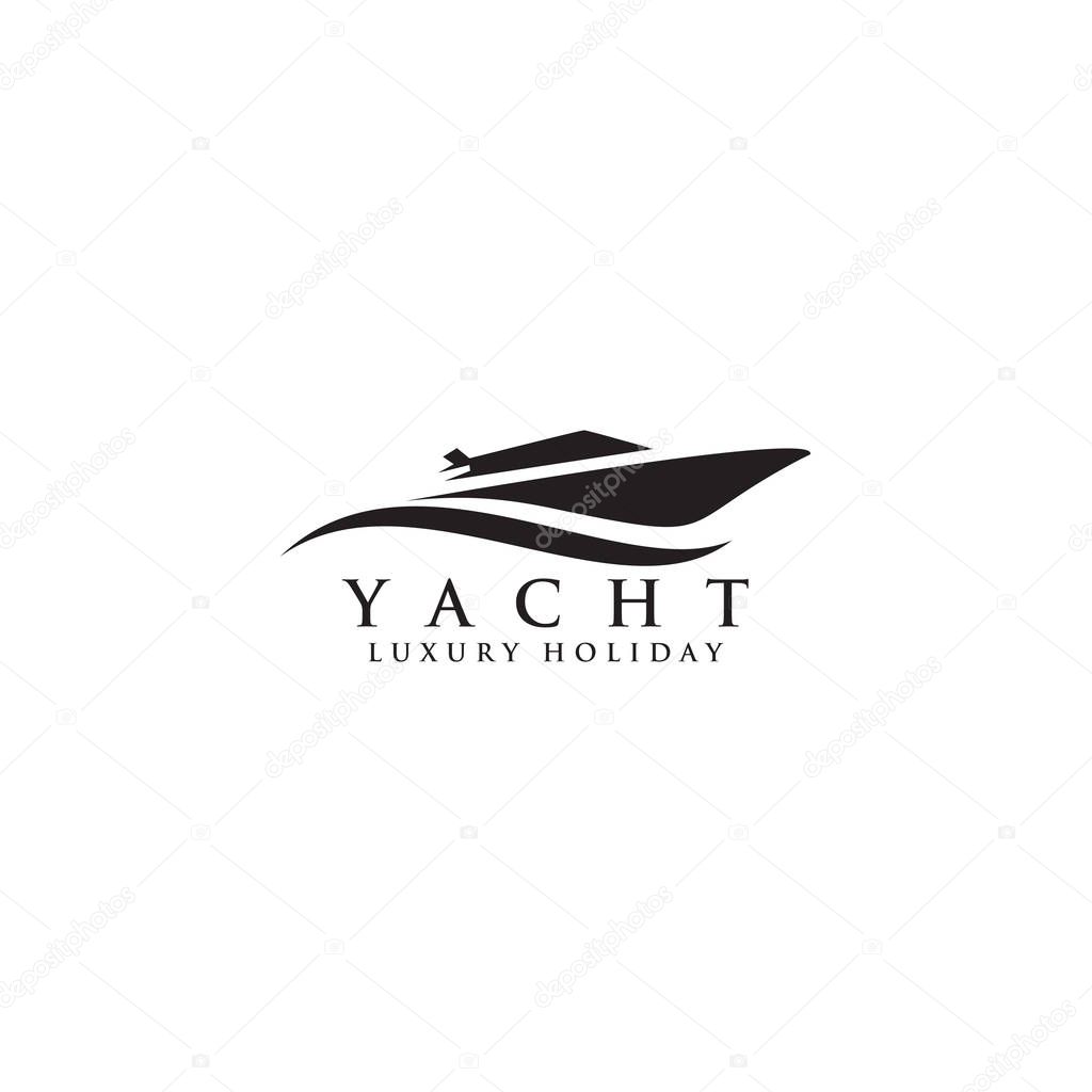Yacht logo icon design inspiration vector template