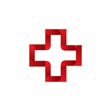 Tıbbi ve sağlık logosu tasarım vektör şablonu