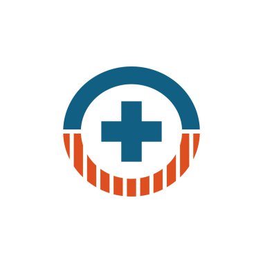 Tıbbi ve sağlık logosu tasarım vektör şablonu