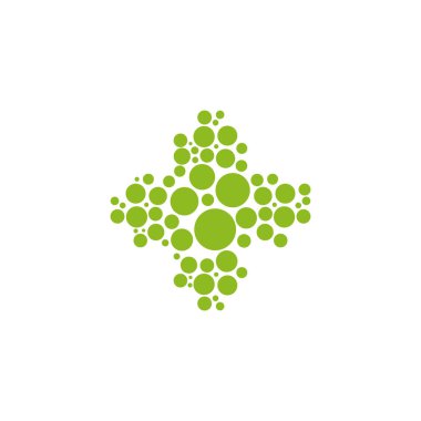 Tıbbi ve sağlık logosu tasarım vektör şablonu