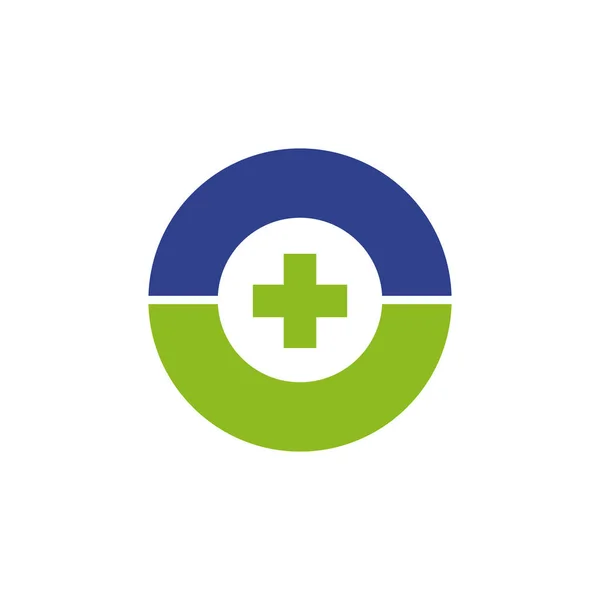 Modèle vectoriel de conception de logo médical et de soins de santé — Image vectorielle