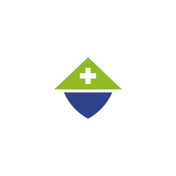 Modèle vectoriel de conception de logo médical et de soins de santé — Image vectorielle