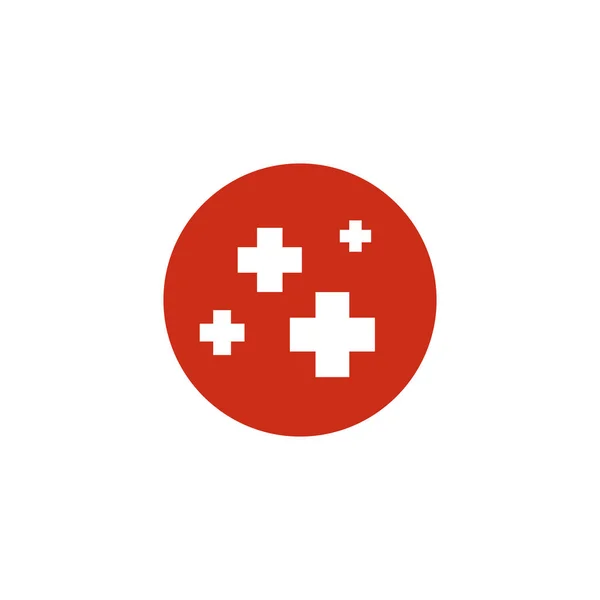 Медико-санитарный шаблон логотипа — стоковый вектор