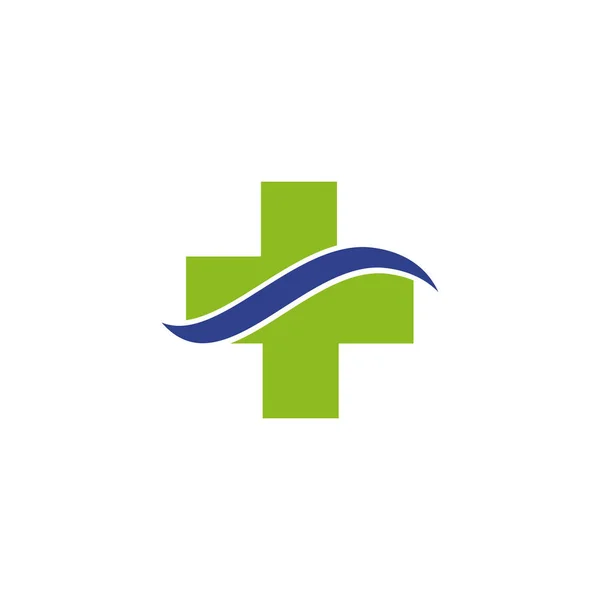 Πρότυπο φορέα σχεδιασμού λογότυπου ιατρικής και υγειονομικής περίθαλψης — Διανυσματικό Αρχείο