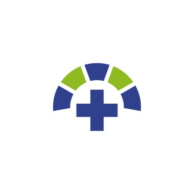 Tıbbi logo tasarım vektör şablonu