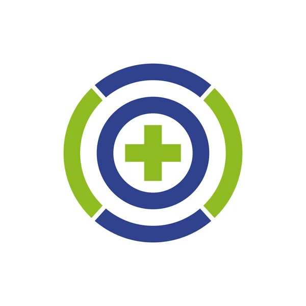 Orvosi és egészségügyi logó tervezési vektor sablonja — Stock Vector