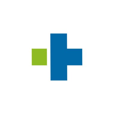 Tıbbi logo tasarım vektör şablonu