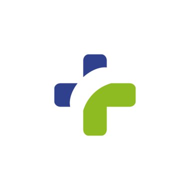 Tıbbi logo tasarım vektör şablonu