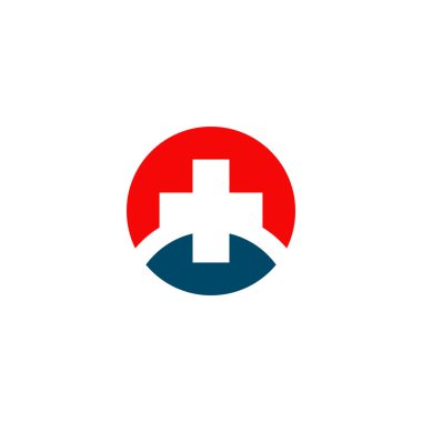 Tıbbi logo tasarım vektör şablonu