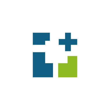 Tıbbi logo tasarım vektör şablonu