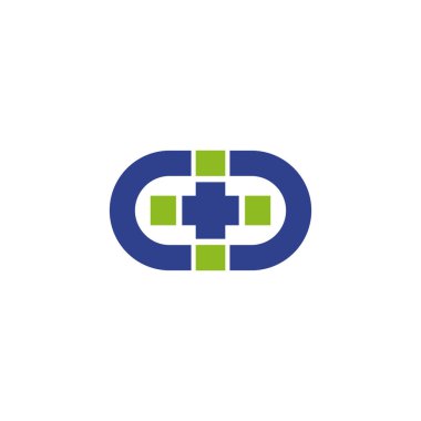 Tıbbi logo tasarım vektör şablonu