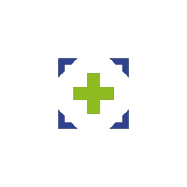 Diseño del logotipo médico vector plantilla — Vector de stock