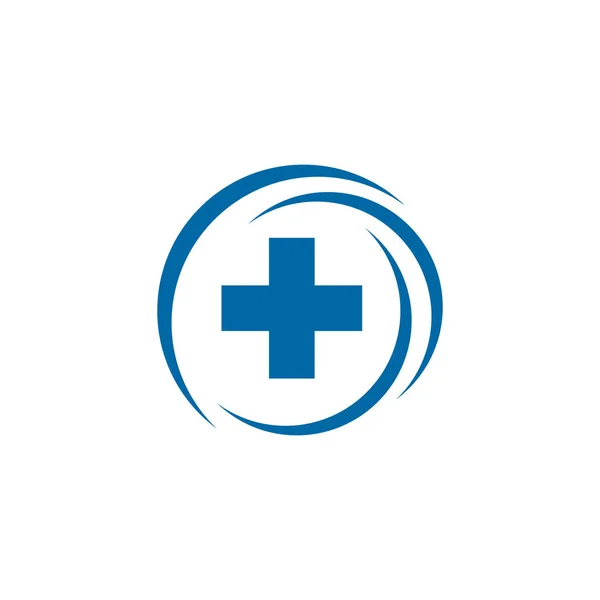 Tıbbi logo tasarım vektör şablonu — Stok Vektör