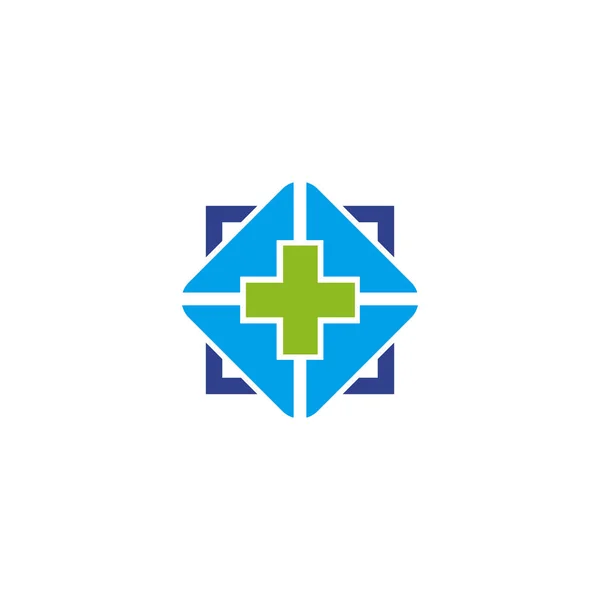 Medical logo design vector template — Stock Vector