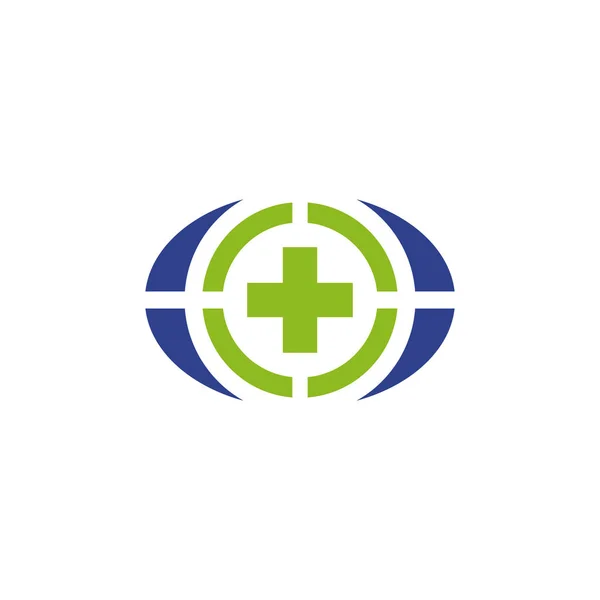 Medical logo design vector template — Stock Vector