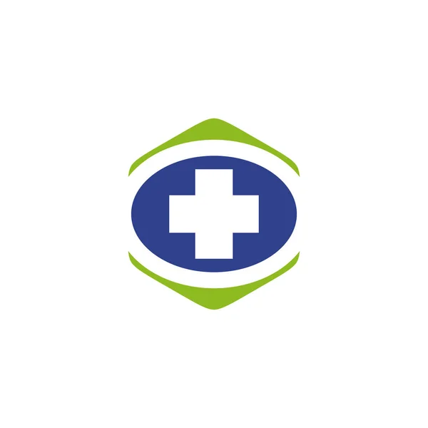 Modèle vectoriel de conception de logo médical — Image vectorielle