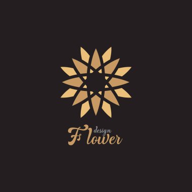 Yaşam tasarımı vektör çizim şablonu çiçeği