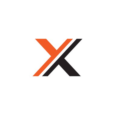 X letter initial icon logo design vector template