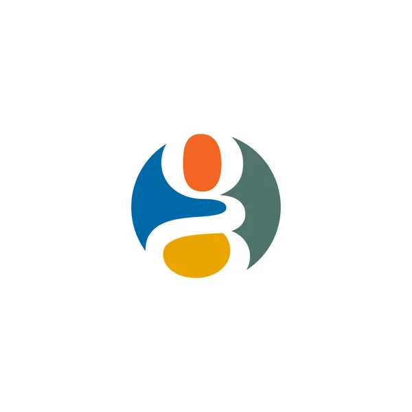 G letter initiaal pictogram logo ontwerp vector template — Stockvector