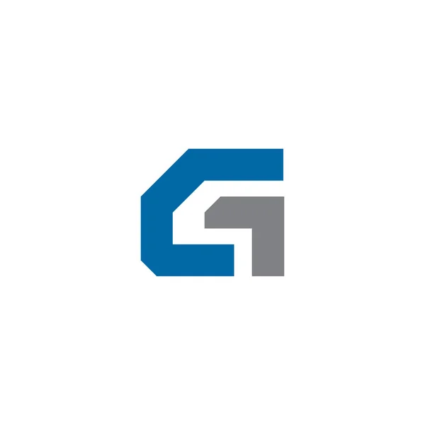 G letter initiaal pictogram logo ontwerp vector template — Stockvector