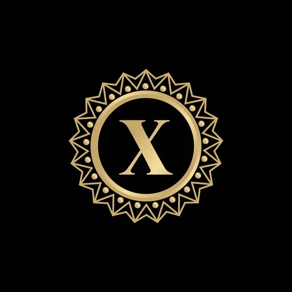 Modelo de vetor de design de logotipo de ícone inicial de letra X — Vetor de Stock