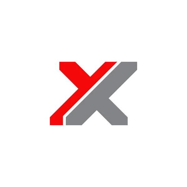 Шаблон вектора логотипа X буквы — стоковый вектор