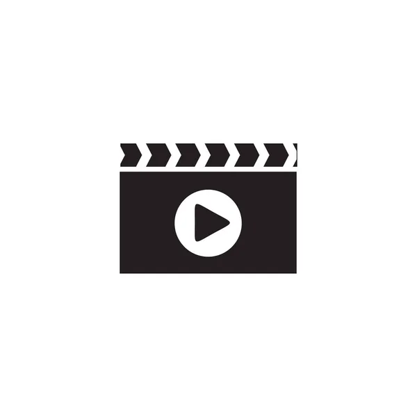 Векторный шаблон логотипа компании-производителя фильмов — стоковый вектор