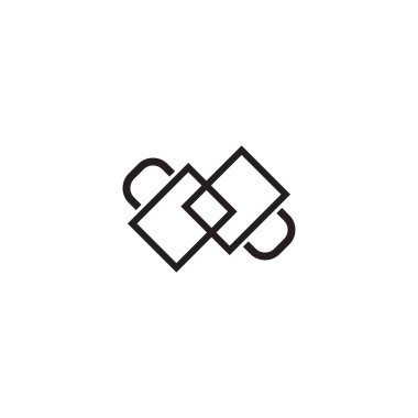 Asma kilit simgesi logo tasarım şablonu