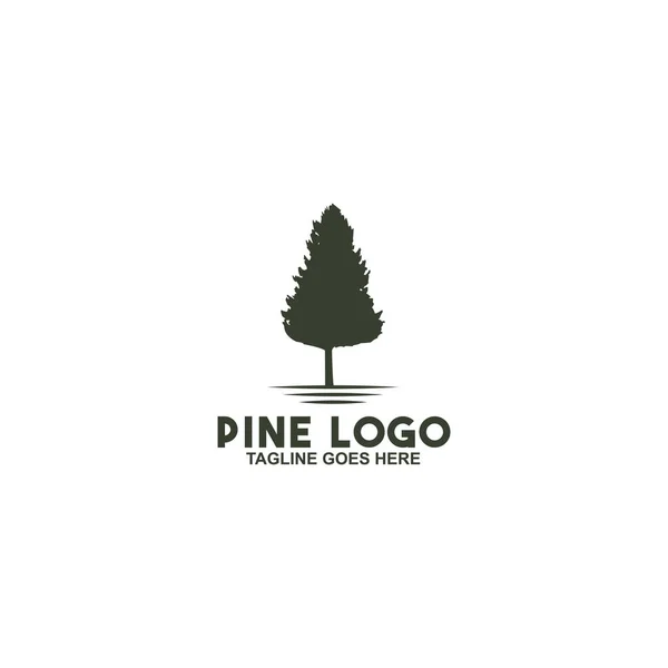 Modèle vectoriel de conception de logo d'icône de pin — Image vectorielle