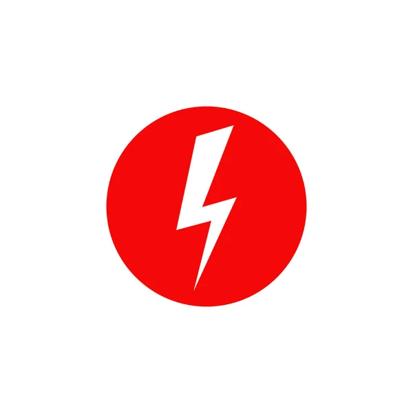 Embleem flash thunderbolt logo ontwerp vector template — Stockvector