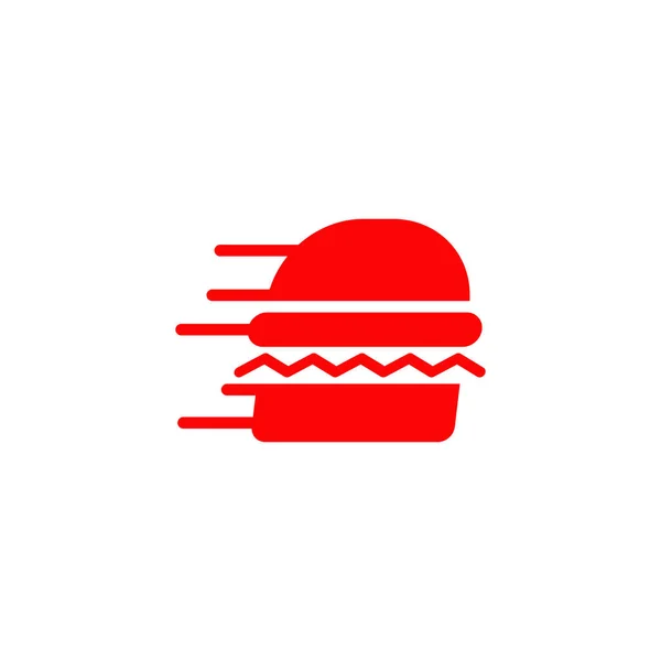 Burger restaurant logo design vector template — Stock Vector