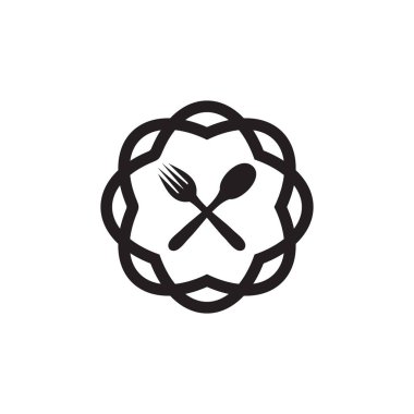 Restaurant logo design concept vector template